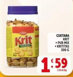 Deco Supermercati CUETARA KRIT PUB MIX offerta