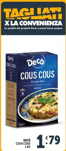 Deco Supermercati Decò Cous Cous offerta