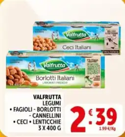 Deco Supermercati Valfrutta Legumi offerta