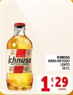 Deco Supermercati Ichnusa Birra Metodo Lento offerta