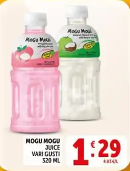 Deco Supermercati MOGU MOGU JUICE VARI GUSTI offerta