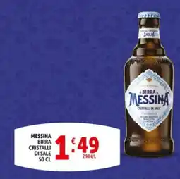 Deco Supermercati Messina Birra Cristalli di Sale offerta