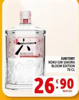 Deco Supermercati SUNTORY ROKU GIN SAKURA BLOOM EDITION offerta