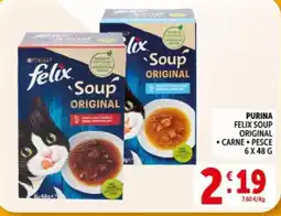 Deco Supermercati PURINA FELIX SOUP ORIGINAL offerta