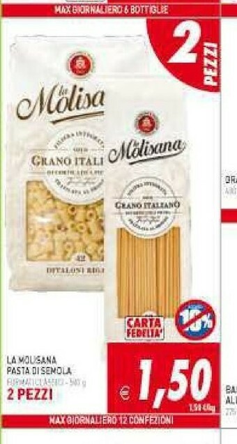 Supermercati Agorà Pasta di semola offerta