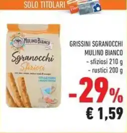 Conad Superstore Grissini sgranocchi Mulino Bianco offerta