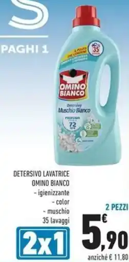 Conad Superstore Detersivo lavatrice Omino Bianco offerta