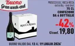 Conad Superstore Prosecco d.o.c. Rocca Rossa offerta