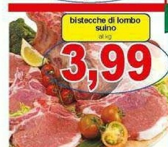 Pewex Bistecche di lombo suino offerta