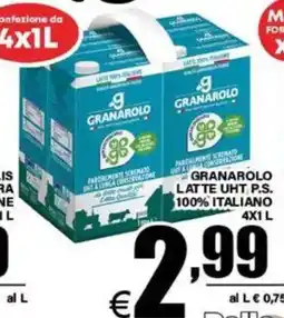 DEM Latte UHT parzialmente scremato Granarolo offerta