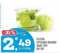 Splendidi e Splendenti Fleur Spugna Bagno offerta