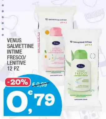 Splendidi e Splendenti VENUS SALVIETTINE INTIME FRESCO/LENITIVE offerta