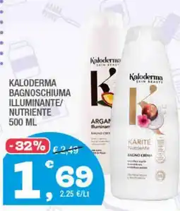 Splendidi e Splendenti Kaloderma Bagno Schiuma Illuminante/Nutriente offerta
