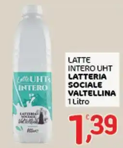 Crai Latte Intero UHT Lattteria Sociale Valtellina offerta
