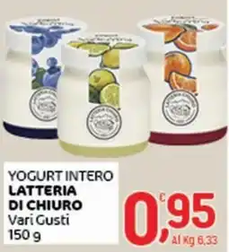 Crai YOGURT INTERO LATTERIA DI CHIURRO offerta