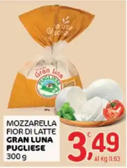Crai MOZZARELLA FIOR DI LATTE GRAN LUNA PUGLIESE offerta