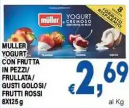 DEM MULLER YOGURT CON FRUTTA IN PEZZI offerta