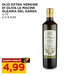 Alì Supermercati OLIO EXTRA VERGINE DI OLIVA LE MACINE OLEARIA DEL GARDA offerta