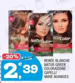 Splendidi e Splendenti Renée Blanche Natur Green Colorazione Capelli Varie Nuances offerta