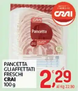 Crai Pancetta Crai offerta