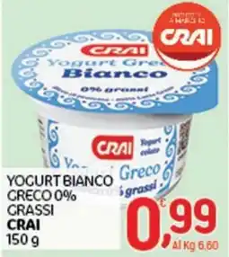 Crai Yogurt Bianco Greco Crai offerta