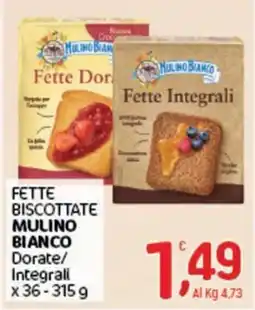 Crai FETTE BISCOTTATE MULINO BIANCO offerta