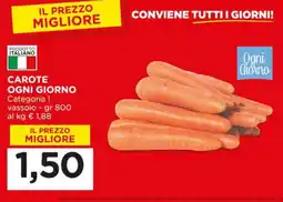 Alì Supermercati CAROTE Ogni Giorno offerta