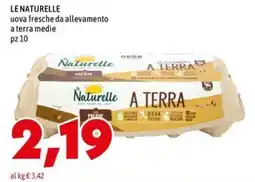 MEGA uova fresche da allevamento a terra medie le Naturelle offerta