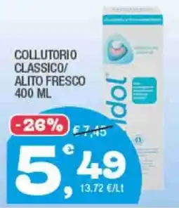 Splendidi e Splendenti Collutorio classico Idol offerta