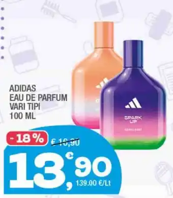 Splendidi e Splendenti ADIDAS EAU DE PARFUM VARI TIPI offerta