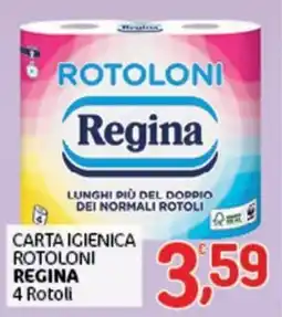 Crai Carta Igienica Rotoloni Regina offerta