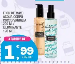 Splendidi e Splendenti FLOR DE MAYO ACQUA CORPO COCCO/VANIGLIA offerta