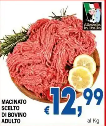 DEM MACINATO SCELTO DI BOVINO ADULTO offerta