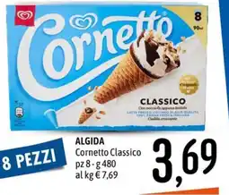 Emisfero Algida Cornetto Classico offerta