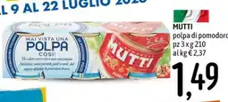 Emisfero MUTTI polpa di pomodoro offerta