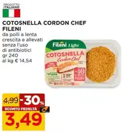 Alì Supermercati COTOSNELLA CORDON CHEF FILENI offerta