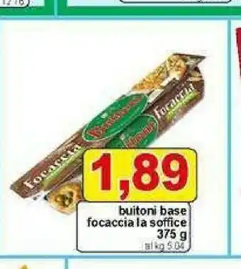 Focaccia la soffice 375 g(ml)