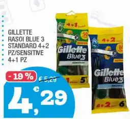 Splendidi e Splendenti Gillette Blue 3 offerta