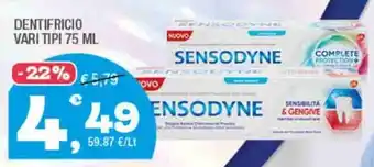 Splendidi e Splendenti DENTIFRICIO SENSODYNE offerta