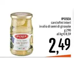 Emisfero IPOSEA carciofini interi offerta