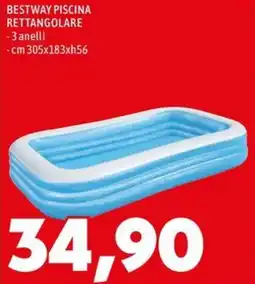 MEGA BESTWAY PISCINA RETTANGOLARE offerta