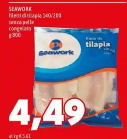 MEGA SEAWORK filetti di tilapia offerta