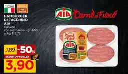 Alì Supermercati Hamburger di tacchino AIA classico offerta