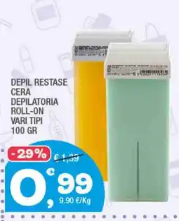 Splendidi e Splendenti DEPIL RESTASE CERA DEPILATORIA ROLL-ON offerta