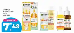 Splendidi e Splendenti Garnier SkinActive Vitamina C Trattamenti Viso Vari Tipi offerta
