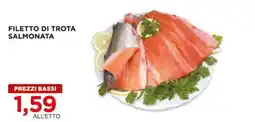 Alì Supermercati FILETTO DI TROTA SALMONONATA offerta