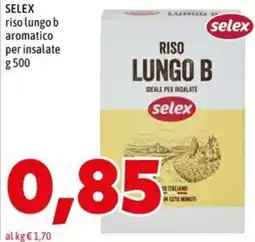 MEGA Riso lungo b aromatico Selex offerta