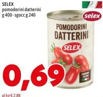 MEGA Pomodorini datterini Selex offerta