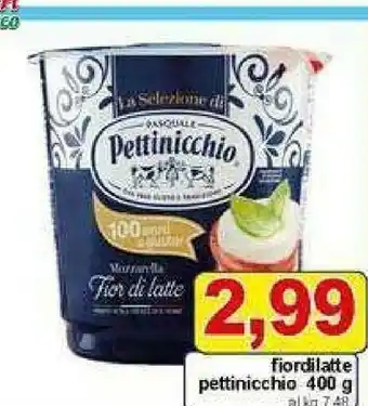 Pewex Mozzarella fior di latte 400 g(ml) offerta