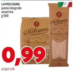 MEGA LA MOLISANA pasta integrale assortita offerta